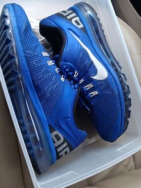 NikeAir Max 2013 'Hyper Royal Racer Blue Black' Mens Size 12